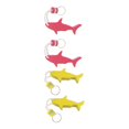 thumbnail image 1 of Llaveros flotantes Cola 4x Llaveros flotantes para Surf 2x rojo y 2x amarillo, 1 of 8