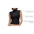 thumbnail image 4 of Remera INLYRIC Cosnufy de Malla Transparente con Cuello Simulado Negra M, 4 of 8