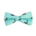 thumbnail image 1 of SummerTies Skunk Kids Bow Tie - Sea Green, Woven Silk, Pre-Tied Kids Bow Tie, 1 of 2