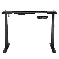 Patiojoy Electric Standing Desk Frame Adjustable Motorized Sit Stand Desk Base Black Black