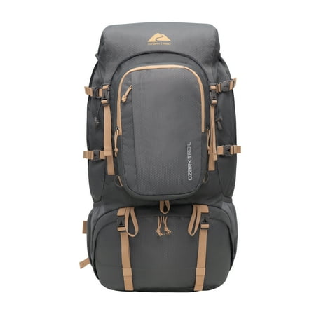 Ozark Trail 60L Hiking Backpack with Durable Fabric and Multiple Pock,Age group:Adult