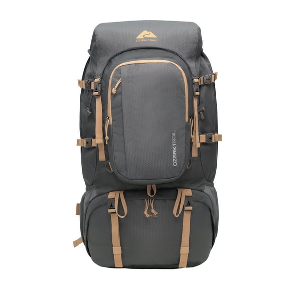 Ozark Trail 60L Hiking Backpack with Durable Fabric and Multiple Pock,Age group:Adult