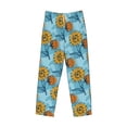 thumbnail image 4 of Xecao Sunflowers Men's Straight Lounge Pajama Pants: The Ultimate in Comfortable Sleepwear, 4 of 9