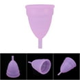 thumbnail image 5 of Copa menstrual femenina de silicona reutilizable a prueba de fugas, herramienta para el cuidado de la salud menstrual (morado L), 5 of 5