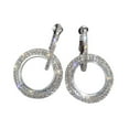 thumbnail image 2 of Wioihee Under $2.00 Cubic Zirconia Hoop Earrings for Women 925 Sterling Silver Huggie Hoops Earrings CZ Earrings Jewelry Gifts, 2 of 4