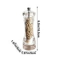 thumbnail image 3 of Ovzne Customizable Transparent Pepper Grinder - 4 Inches (11.5×5×5Cm), Acrylic Manual Grinder With Ceramic Core, Adjustable Thickness, Versatile Seasoning Bottle For Spices, Kitchen Tool, 3 of 7