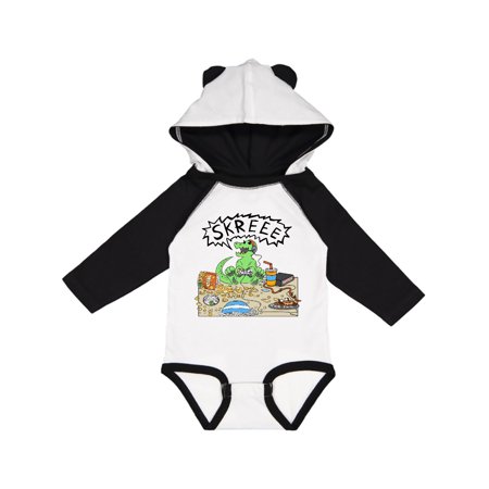 

Inktastic Gaming Dino Gift Baby Boy or Baby Girl Long Sleeve Bodysuit