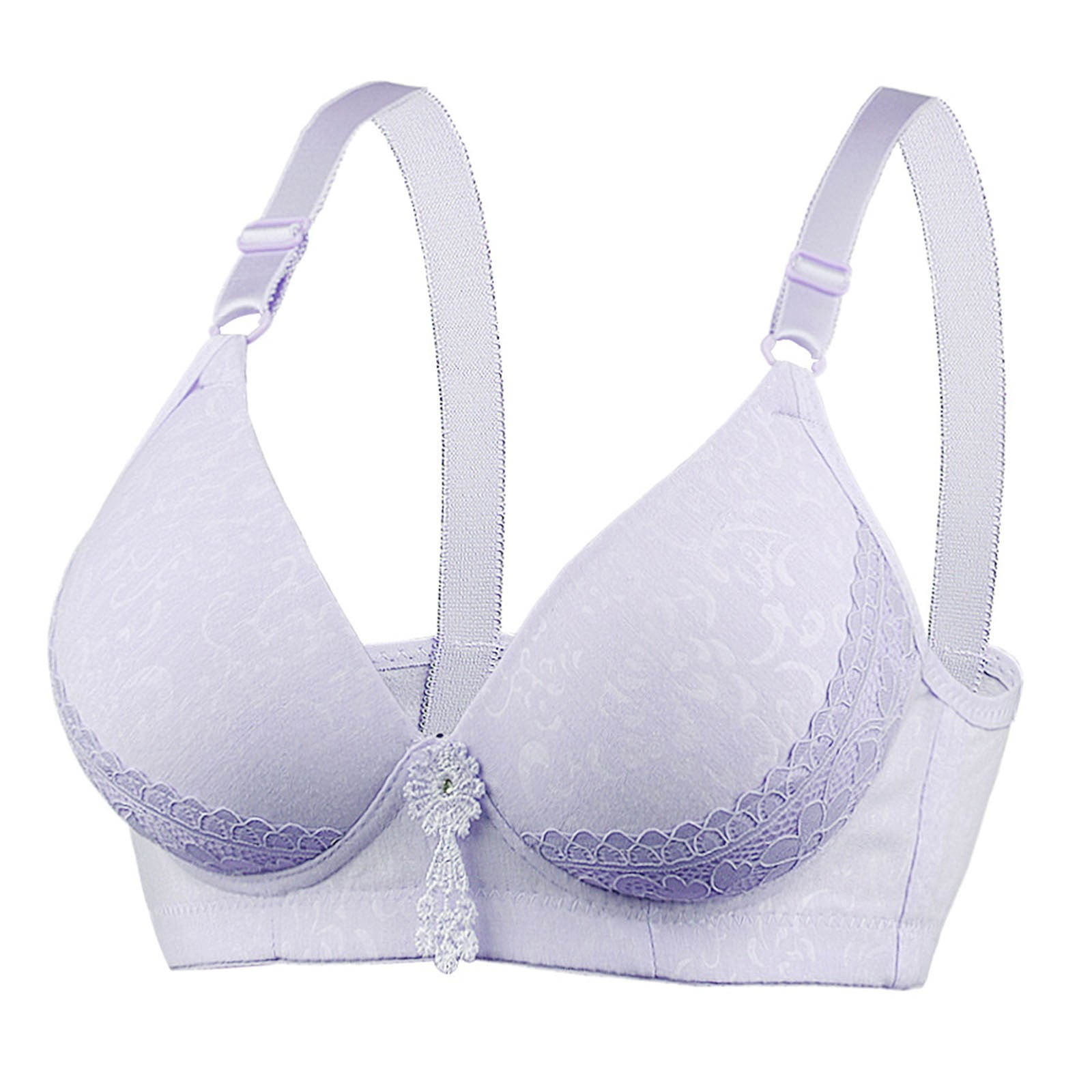 2023 Summer Savings! Bras for Womens,loopsun Woman's Comfortable Lace  Breathable Bra Underwear No Rims 