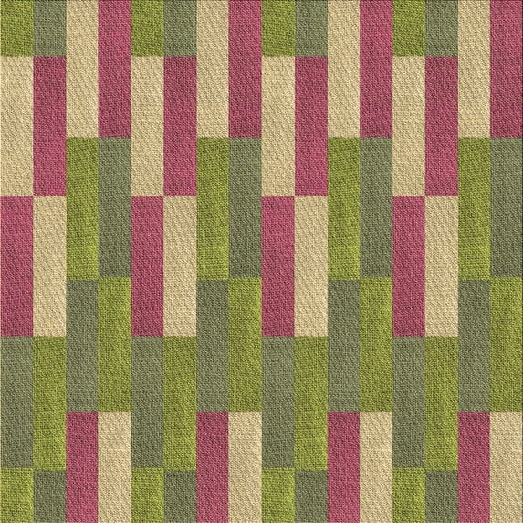 Ahgly Company Indoor Square Patterned Sienna Brown Area Rugs, 7' Square