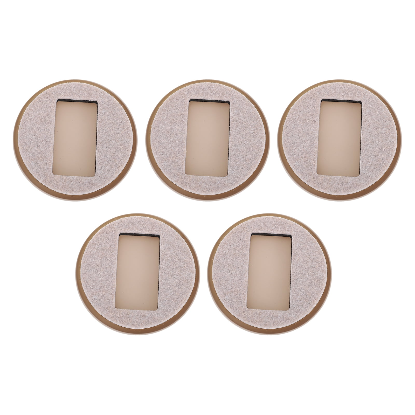 Frcolor Furniture Pads Caster Cups Felt Wheel Chair Stoppers Reduce Bed