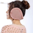 thumbnail image 3 of Cache-oreilles d'Hiver pour Femmes en Tricot Polaire Duveteux Pliables Cache-Oreilles Chauffe-Oreilles Couvre-Oreilles Ajustables Enveloppant Dames Extérieur, 3 of 7