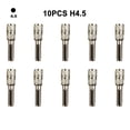thumbnail image 1 of 10pcs H4 Hex Shank Socket Screwdriver Bits 2.5-5.5mm Nut Driver for DIY Projects 4.5mm, 1 of 9