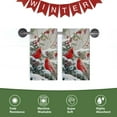 thumbnail image 5 of Winter Cardinal Kitchen Dish Towel, Red Birds Snowy Pine Branches Berry Drying Hand Towel Baking Cooking Cloth, Christmas Farmhouse Home Decoration 18 x 26 Inches, 5 of 6
