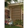 thumbnail image 3 of Vita Concord, Embossed Vinyl Trellis, Brown, VA84090, 3 of 5