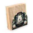 thumbnail image 2 of Dog Roses Green Napkin Holder for Table Clear Napkin Stand Paper Holder Acrylic Organizer Dispenser Napkins for Dinner Kitchen Restaurant Room, 2 of 8