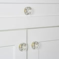 thumbnail image 6 of Grandeur Bord-Crys-Knob Bordeaux 1-3/8" Luxury Crystal Round Vintage Cabinet Knob - Brass, 6 of 7