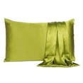 thumbnail image 6 of Lemongrass Dreamy Set of 2 Silky Satin Queen Pillowcases, 6 of 6