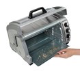 thumbnail image 3 of Hamilton Beach 31127D Countertop Toaster Oven, Roll-Top Door, Silver, 3 of 3