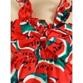 thumbnail image 6 of Bagilaanoe Newborn Baby Girl Rompers Watermelon Print Sleeveless Bodysuit + Headband 3M 6M 9M 12M 18M Infant Summer One Piece Jumpsuit, 6 of 8
