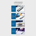 thumbnail image 4 of M.2 SSD SATA Enclosure USB3.2 Gen2 Type C 10Gbps SSD Case M.2 SATA Enclosure Disk Box Tool Free SSD Aluminum Case, 4 of 8