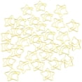 thumbnail image 1 of 100Pcs Metal Clips Small Craft Clips Novelty File Clips Exquisite Small Clips Office Stationery, 1 of 8