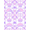 Pink Purple, Pattern 3, variant on ODIKA Round Fairytale Carousel Scattered Blossoms Traffic for Entryway, Kitchen, Mudroom, Stain Resistant Flatwoven
