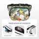 thumbnail image 5 of Fotbe Seashell On The Beach Cangurera Cuadrada con Estampado de Doble Capa, Bolsa de Cintura Ajustable Mini para Hombres y Mujeres, 5 of 9