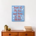 thumbnail image 4 of Creative Products Land of the Free and Home of the Brave with Stars Background 11 x 14 Canvas Wall Art, 4 of 5