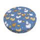thumbnail image 1 of Balery Chicken Family Fundas de asiento para taburete de bar redondo de tela de terciopelo ajustables que protegen de arañazos y manchas para sillas de 14 a 17 pulgadas.-14 inch, 1 of 7