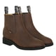 thumbnail image 3 of Bota Botín Establo De Piel Suela Goma Para Caballero Modelo 555 Café Crazy, 3 of 5