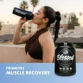 thumbnail image 5 of Blessed Vegan Protein Powder - Plant Based Protein Powder Meal Replacement Protein Shake, 23g of Pea Protein Powder, Dairy Free, Gluten Free, Soy Free, No Sugar Added, 30 Servings (Cookies & Cream), 5 of 9