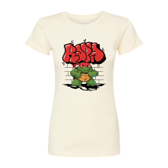 Teenage Mutant Ninja Turtles Mutant Mayhem - Baby Raph Graphic - Juniors Fitted Graphic T-Shirt