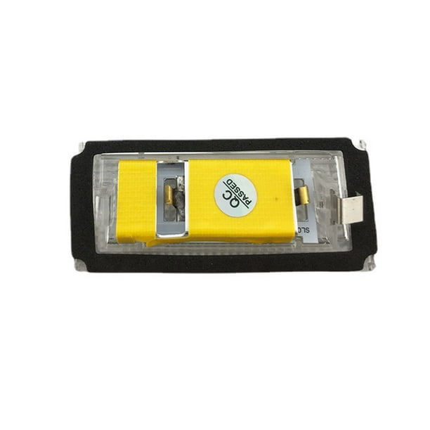 Kenally Luz de placa de matrícula de coche de PC, reemplazo de actualización externa modificada, vehículo 6500k 12V 0.12A, accesorios de lámpara Cámaras de salpicadero de coche Kenally VI018313-00