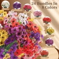 thumbnail image 3 of 24 paquetes de flores artificiales ColoPlay para interiores y exteriores, 3 of 7