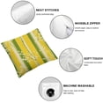 thumbnail image 4 of ARISTURING  Decorative Square Throw Pillow Cushion Cover Set, Hidden Zipper, Machine Washable, Lemon Bliss 2 pcs, 4 of 6
