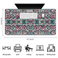 thumbnail image 5 of Long Mouse Pads for Desk,Multicolor Geometric Pattern Desk Mats on Top Of Desks, Desk Mouse Pad Extra Large with 3mm Non-Slip Base and Stitched Edge for Gaming,Office,Work,Home 47.3"x23.6", 5 of 6