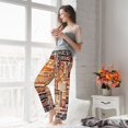thumbnail image 5 of Salouo Hand Drawn Vintage Coffee Print Women's Pajama Pants Casual Loose Sweatpants PJs Flowy Pants Drawstring Palazzo for Women Wide Leg Pants Lounge Pajama -Medium, 5 of 8