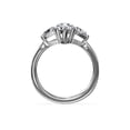thumbnail image 3 of 1.00 Ct Brilliant Marquise Cut Natural Diamond Elegant Three Stone Wedding Ring for her Solid 950 Platinum Size 6, 3 of 9
