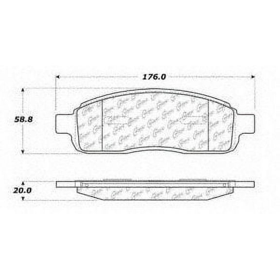 Centric Parts - Ceramic Pads