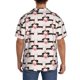 thumbnail image 3 of Balery Dachshund And Hearts Camisa Casual de Manga Corta con Botones para Hombre, Texturizada, Estilo Cubano, para Playa, Verano-Medium, 3 of 5