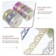 thumbnail image 5 of KAKOWELY 7 rollos de cinta de encaje brillante, cinta decorativa con brillantina, cinta de enmascarar, papelería escolar, 5 of 5