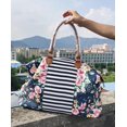 thumbnail image 1 of Bolso de fin de semana floral de leopardo a rayas para mujer Tote/regalo de camuflaje, 1 of 2