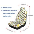 thumbnail image 3 of Uemuo Funny Avocado In Mexican Clothes Pattern Car Seat Covers for Front Seats Waterproof Seat Covers for Cars, Universal Auto Front Seats Protector Fits for Car-1, 3 of 6