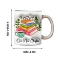 thumbnail image 2 of FHBVT Floral Book Lover Mug, Personalized Reading Mug, Ceramic Coffee Cup for Book Lovers, Librarians, Teachers, Perfect Gift for Birthdays, Holidays, Anniversaries, and Book Enthusiasts, 2 of 4