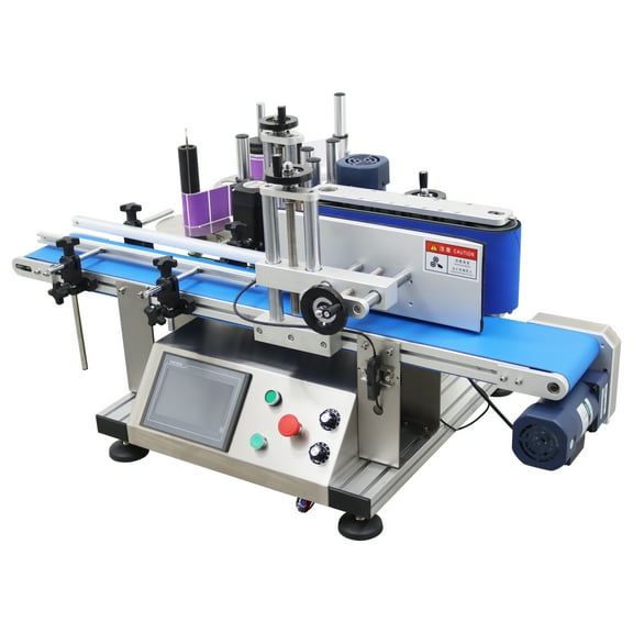 LT-150 Automatic Desktop Conveyor Round Bottle High Speed Labeling Machine Digital Display