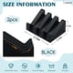 thumbnail image 2 of Silicone Soap Dish for Bar Soap Holder for Shower Bathroom Self Draining Waterfall Drying Tray Keep Soap Bars Dry Clean & Easy Cleaning (Black, 2), 2 of 4