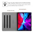 thumbnail image 2 of Fintie iPad Pro 12.9 2020 Case 4th Generation - Multi-Angle Viewing Folio Smart Stand Cover with Pocket, Shades of Blue, 2 of 6