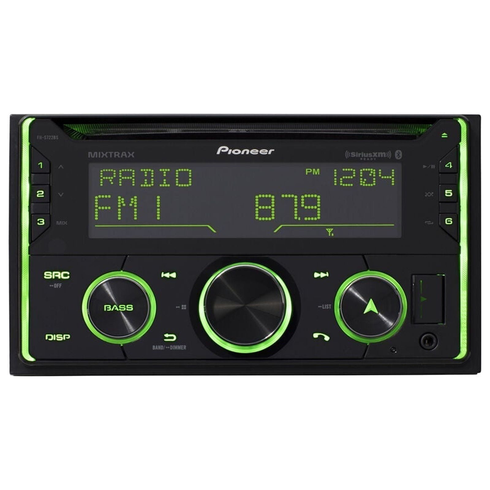 Pioneer FH-S722BS Double Din + 6.5" & 6X9" Speakers for 02 - 05 Dodge RAM