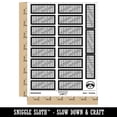 thumbnail image 2 of Identity Theft Protection Confidential Sticker Set - Black - Matte Finish - 2.00" Large, 2 of 7