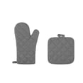 thumbnail image 3 of Lunxisen 1 Pcs Quilted Oven Mitts And Pot Holders Set Heat Resistant Kitchen Gloves For Cooking Baking Grilling Home Essentials, 3 of 9